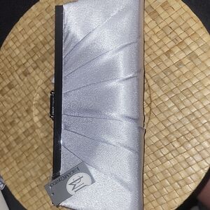 Jessica McClintock Silver Clutch